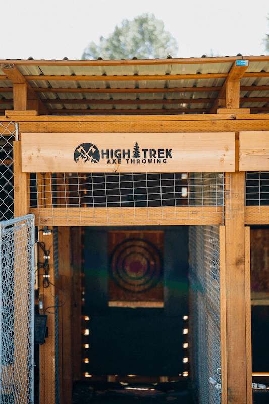 Axe Throwing Lane Rentals High Trek Chelan